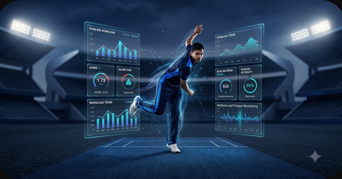 Data-Driven Bowling Workload Management for Cricketers with AI