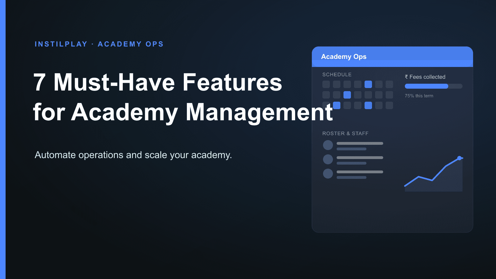 7 Must-Have Features for a Cricket Academy Management Tool